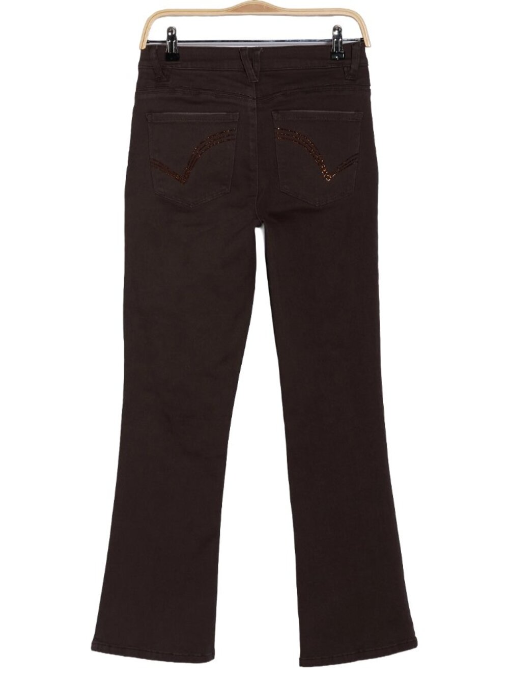 Democracy AbSolution High Rise Itty Bitty Bootcut Rhinestone Jeans 0P NWT - Picture 2 of 7